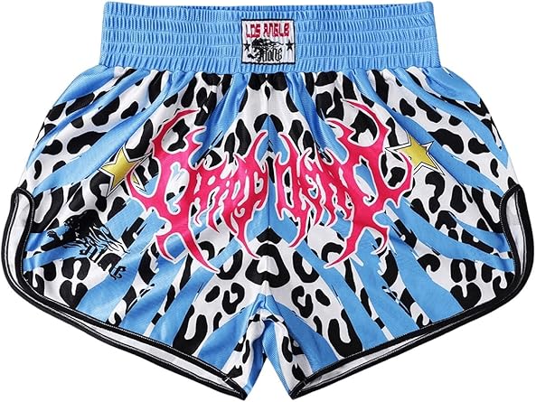 Men's Letter Graphic Print Drawstring Waist Track Shorts with Pocket