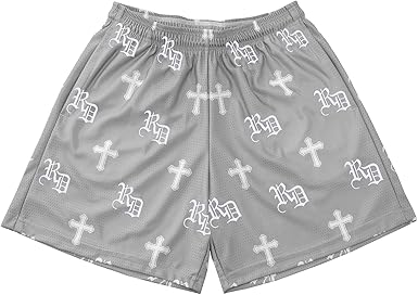 Mens Retro Casual Graphic Shorts