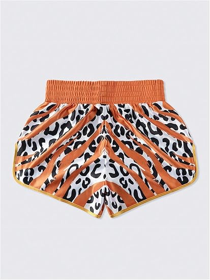 Men's Letter Graphic Print Drawstring Waist Track Shorts with Pocket