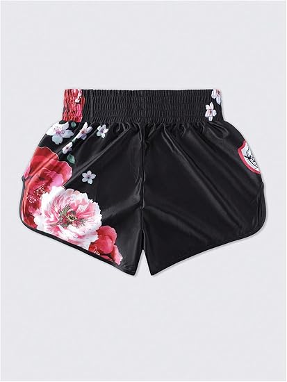 Men's Letter Graphic Print Drawstring Waist Track Shorts with Pocket
