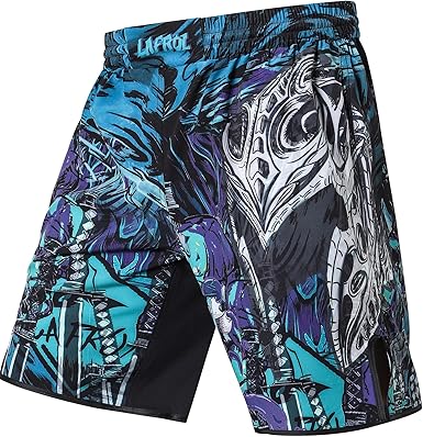 Mens Boxing Shorts Jiu Jitsu MMA Cross Training Fighting