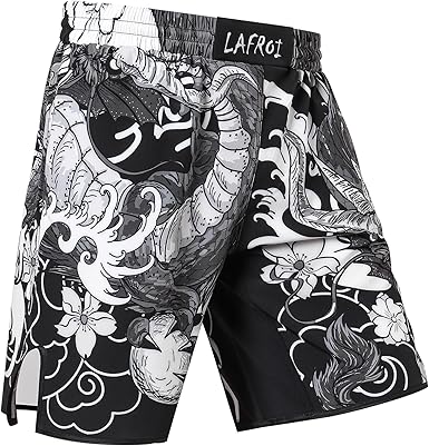 Mens Boxing Shorts Jiu Jitsu MMA Cross Training Fighting