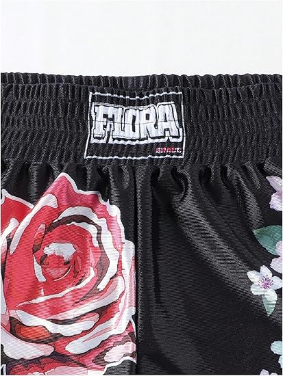 Men's Letter Graphic Print Drawstring Waist Track Shorts with Pocket