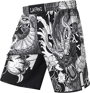 Mens Boxing Shorts Jiu Jitsu MMA Cross Training Fighting